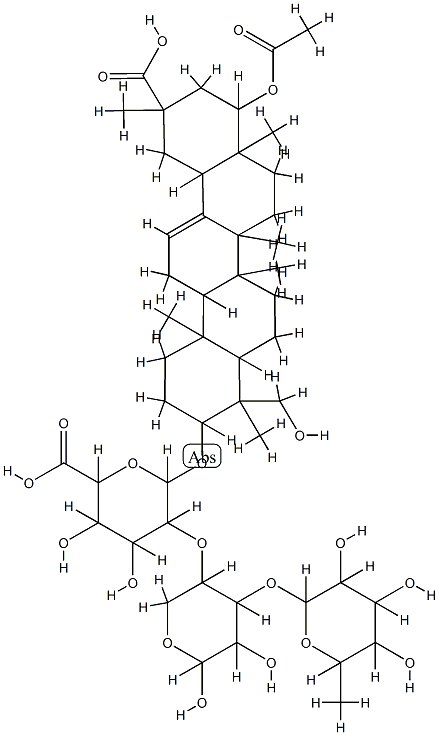 wistariasaponin G 结构式