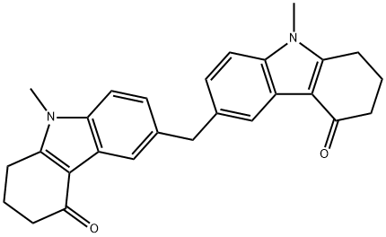 6-METHYLDI(ONDANSETRON-3-DE(1,2-DIMETHYL-1H-IMIDAZOLE)) 结构式