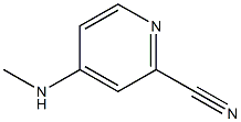 2-Pyridinecarbonitrile,4-(methylamino)-(9CI) 结构式