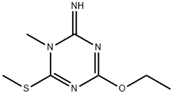1,3,5-Triazin-2(1H)-imine,4-ethoxy-1-methyl-6-(methylthio)-(9CI) 结构式