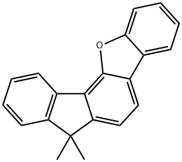 7,7-二甲基-7H-芴并[4,3-B]苯并呋喃 结构式