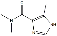 1H-Imidazole-4-carboxamide,N,N,5-trimethyl-(9CI) 结构式