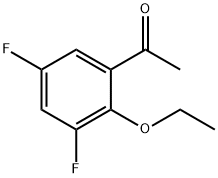 3,5-Difluoro-2-ethoxyacetophenone 结构式