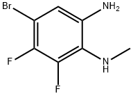 4-BroMo-5,6-difluoro-1-N-Methylbenzene-1,2-diaMine 结构式