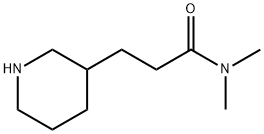 N,N-dimethyl-3-piperidin-3-ylpropanamide(SALTDATA: 2HCl 0.5H2O) 结构式
