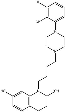 1-[4-[4-(2,3-Dichlorophenyl)piperazin-1-yl]butyl]-7-hydroxy-1,2,3,4-tetrahydro-\ncarbostyril 结构式