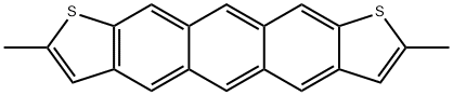 2,8-二甲基蒽并[2,3-<I>B</I>:7,6-<I>B</I>']二噻吩 (升华提纯) 结构式