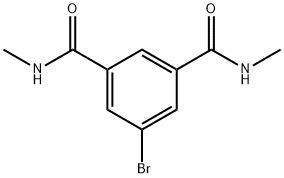 5-溴-N,N-二甲基间苯二甲酰胺 结构式