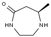 (7R)-HEXAHYDRO-7-METHYL-5-H-1,4-DIAZEPIN-5-ONE 结构式