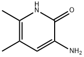 3-氨基-5,6-二甲基吡啶-2-醇 结构式