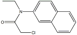 2-chloro-N-ethyl-N-(naphthalen-2-yl)acetamide 结构式