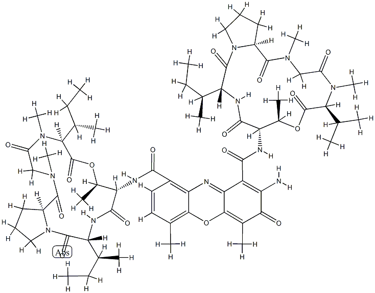 ACTINOMYCIN E1 结构式
