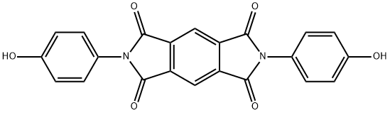 N,N'-Bis(4-hydroxyphenyl)-1,2:4,5-benzenebis(dicarbimide) 结构式