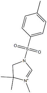 1-(4-tosyl)-3,4,4-trimethylimidazolidine 结构式