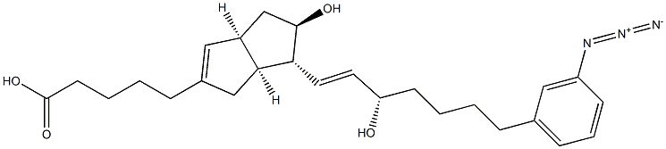 19-(3-azidophenyl)-20-norisocarbacyclin 结构式