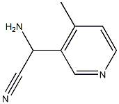 3-Pyridineacetonitrile,alpha-amino-4-methyl-(9CI) 结构式
