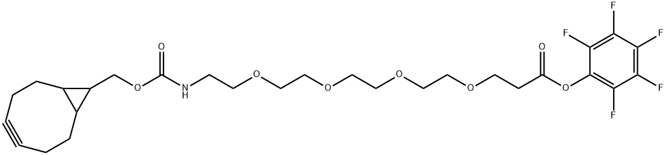 endo-BCN-PEG4-PFP ester 结构式