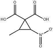 1,1-Cyclopropanedicarboxylicacid,2-methyl-3-nitro-(8CI) 结构式