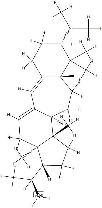 黄杨碱 E 结构式