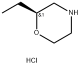 (S)-2-Ethylmorpholine hydrochloride 结构式
