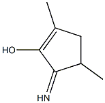 1-Cyclopenten-1-ol,5-imino-2,4-dimethyl-(9CI) 结构式
