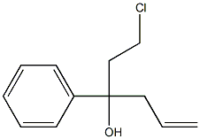 1-氯-3-苯基己-5-烯-3-醇 结构式