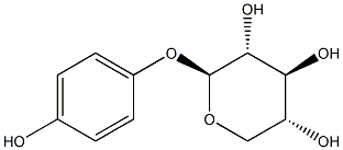 4-hydroxyphenyl-O-xyloside 结构式