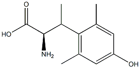 2',6'-dimethyl-beta-methyltyrosine 结构式