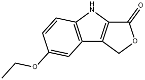 3H-Furo[3,4-b]indol-3-one,7-ethoxy-1,4-dihydro-(9CI) 结构式