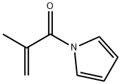 1H-Pyrrole,1-(2-methyl-1-oxo-2-propenyl)-(9CI) 结构式