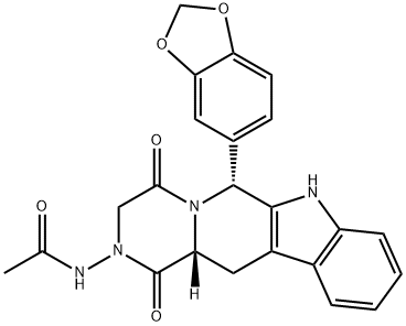 乙酰胺基他达拉非 结构式