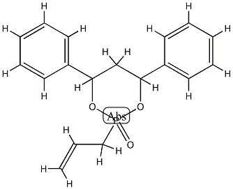 4,6-diphenyl-2-(2-propenyl)-1,3-dioxa-2-phosphorinane 2-oxide 结构式