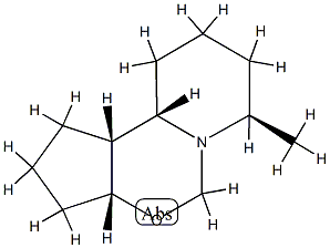 5H-Cyclopenta[e]pyrido[1,2-c][1,3]oxazine,decahydro-7-methyl-,(3a-alpha-,7-alpha-,10a-alpha-,10b-alpha-)-(9CI) 结构式