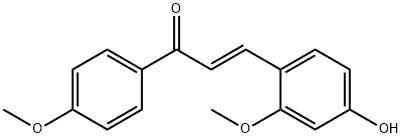 刺果甘草查耳酮 结构式