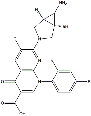 trovafloxacin 结构式