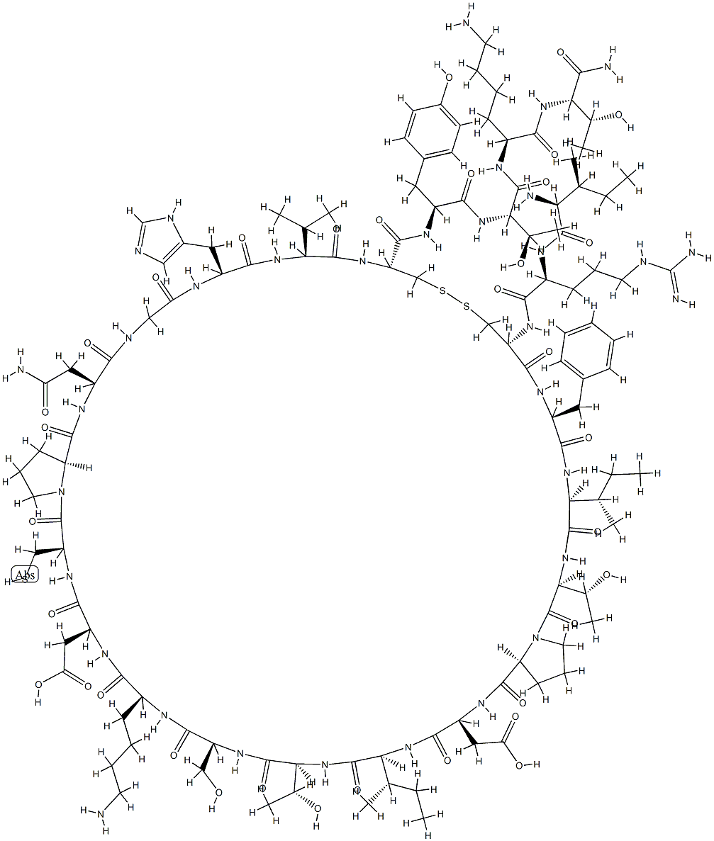 alpha-cobratoxin (1-24) amide 结构式