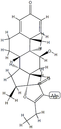 丙酸氯倍他索杂质 结构式