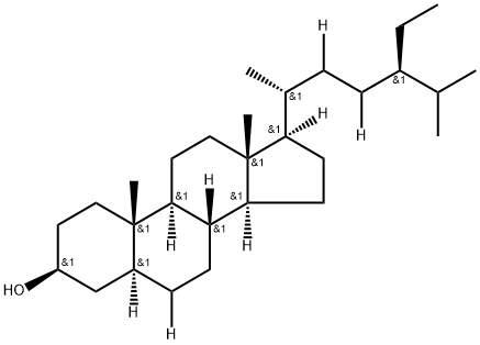 谷甾烷醇-5,6,22,23-D4 结构式