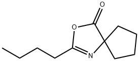 3-Oxa-1-azaspiro[4.4]non-1-en-4-one,2-butyl-(8CI) 结构式