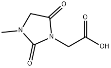 2-(3-甲基-2,5-二氧代咪唑啉-1-基)乙酸 结构式