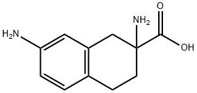 2-Naphthalenecarboxylicacid,2,7-diamino-1,2,3,4-tetrahydro-(9CI) 结构式