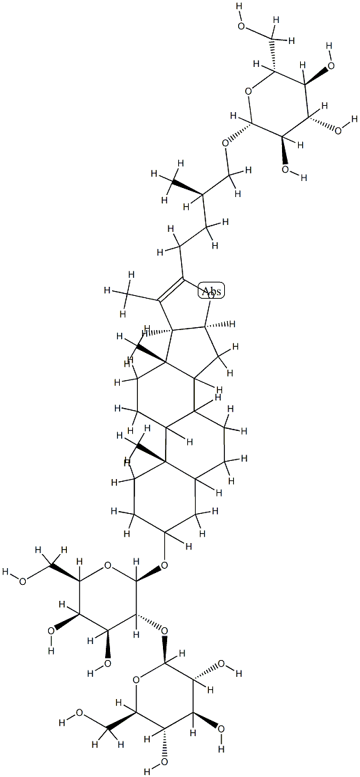 macrostemonoside F 结构式