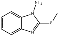1H-Benzimidazol-1-amine,2-(ethylthio)-(9CI) 结构式