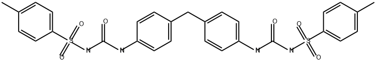 4,4''-Bis-(p-tolylsulfonylureido)-diphenylmethane 结构式