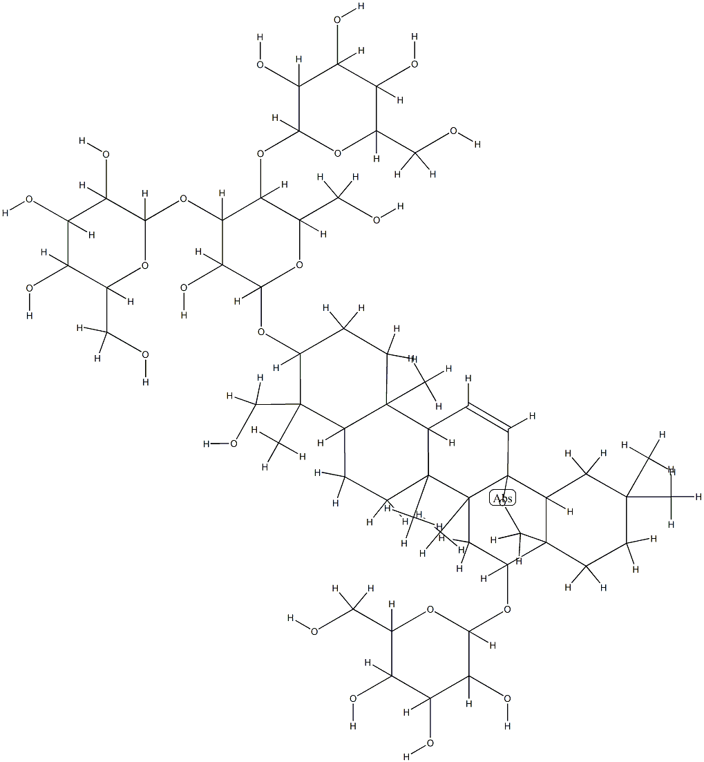 clinoposaponin VIII 结构式