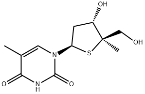 2'-deoxy-4'-methyl-4'-thiothymidine 结构式
