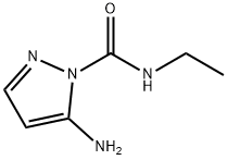 1H-Pyrazole-1-carboxamide,5-amino-N-ethyl-(9CI) 结构式