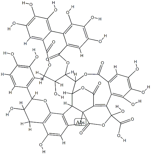 camelliatannin G 结构式