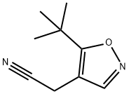 4-Isoxazoleacetonitrile,5-(1,1-dimethylethyl)-(9CI) 结构式