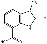 1H-Indole-7-carboxylicacid,3-amino-2,3-dihydro-2-oxo-(9CI) 结构式